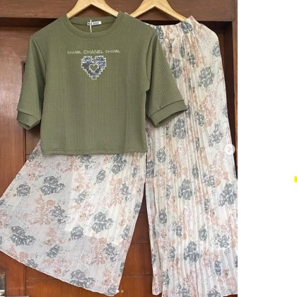 T-Shirt & Palazzo Combo 