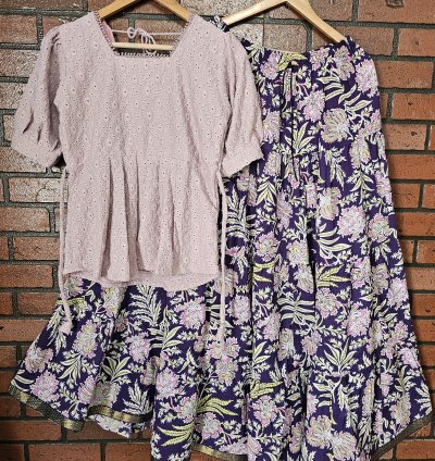 Premium Tops and Jaipur skirt combo (0015)