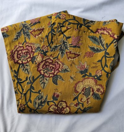 Hand Block Printed Jaipur soft cotton pants with side pockets (CP001)