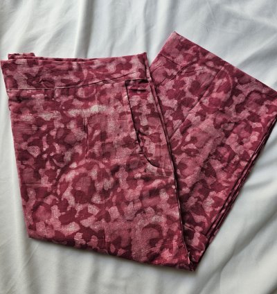 Hand Block Printed Jaipur soft cotton pants with side pockets (CP005)