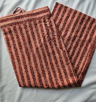 Hand Block Printed Jaipur soft cotton pants with side pockets (CP007)